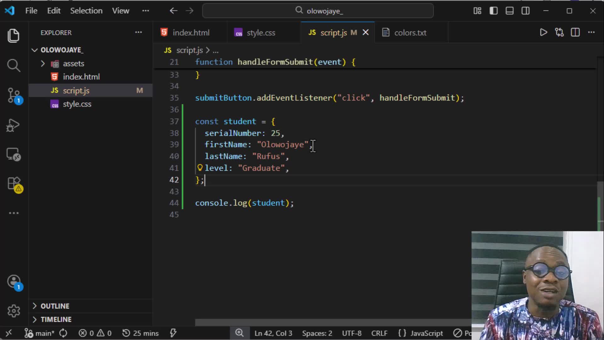 Introduction to objects - Arrays and Objects | JavaScript Foundations ...
