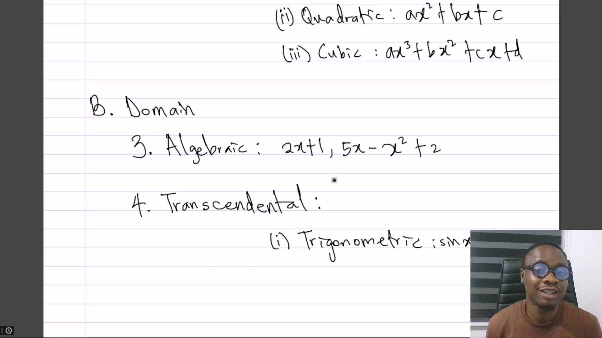 Other kinds of functions - Relations, Mappings and Functions | Set ...