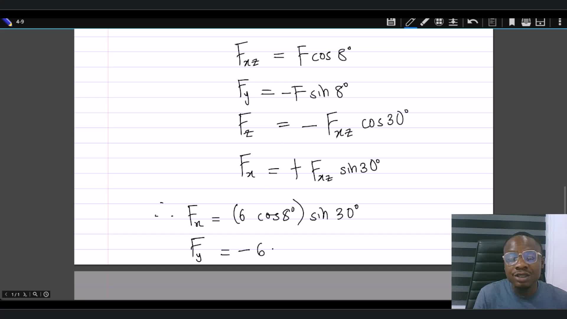 Worked examples (8) - Moment About a Point in Three Dimensions ...