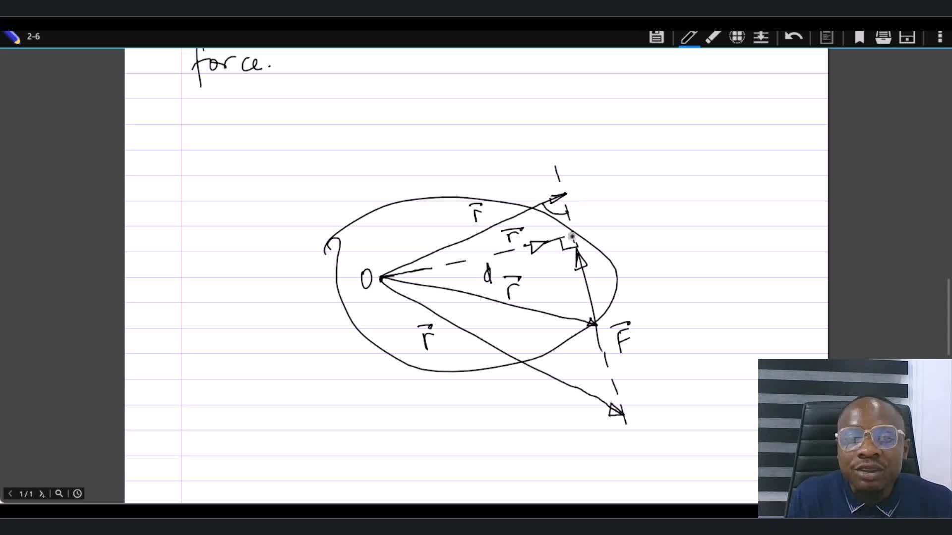 The r vector - Moment of a Force | Systems of Forces on Rigid Bodies ...