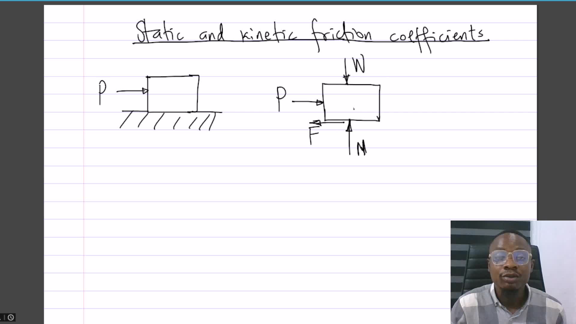 Static and kinetic friction forces - Lesson 1, Laws of Dry Friction ...