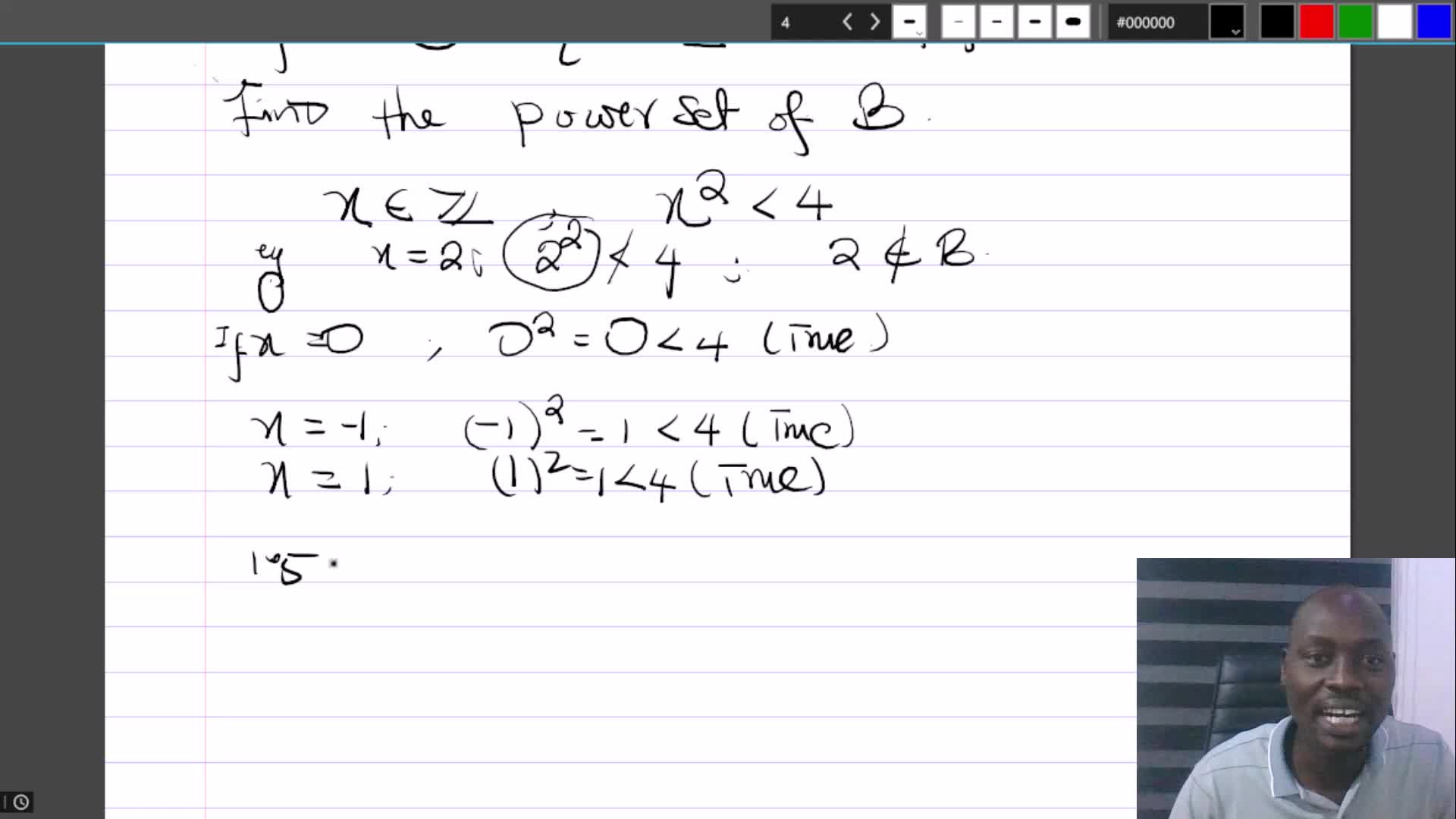 Power sets - Set Inclusion, Sets of Numbers and Power Sets | Set Theory ...