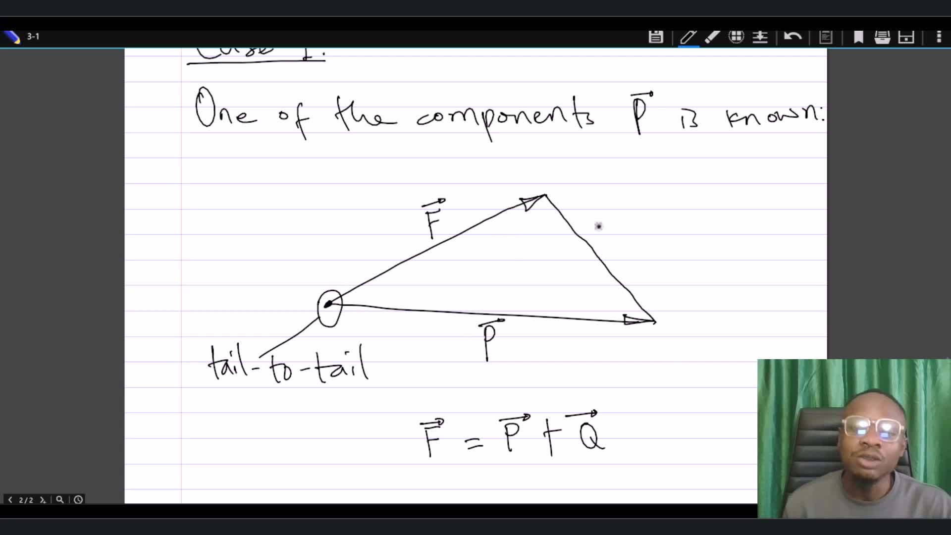 Components - Components of a Force in a Plane | Statics of Particles ...