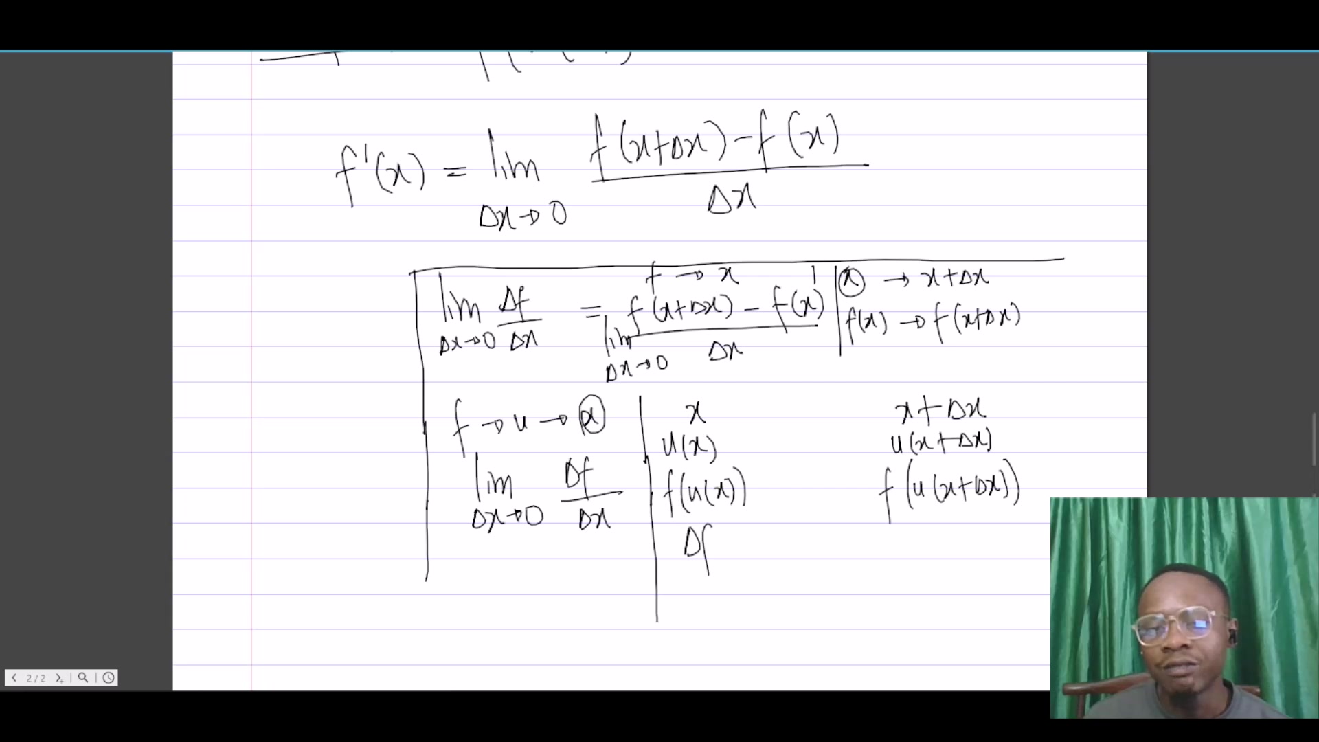 Composites - Rules of Differentiation | Differentiability of Real ...