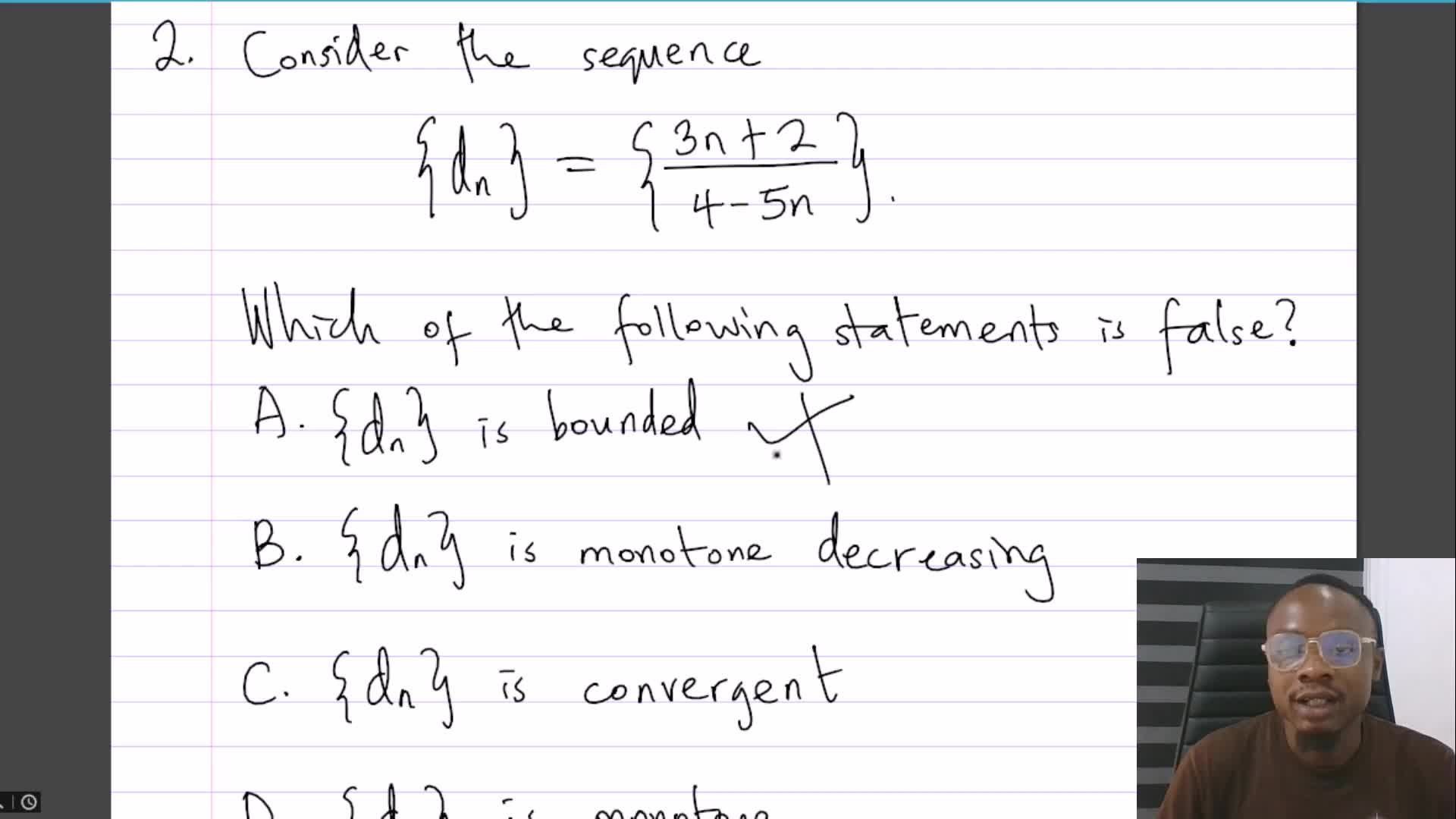 Worked examples (1) - Lesson 1, Sequences | Tips, Tricks and General ...
