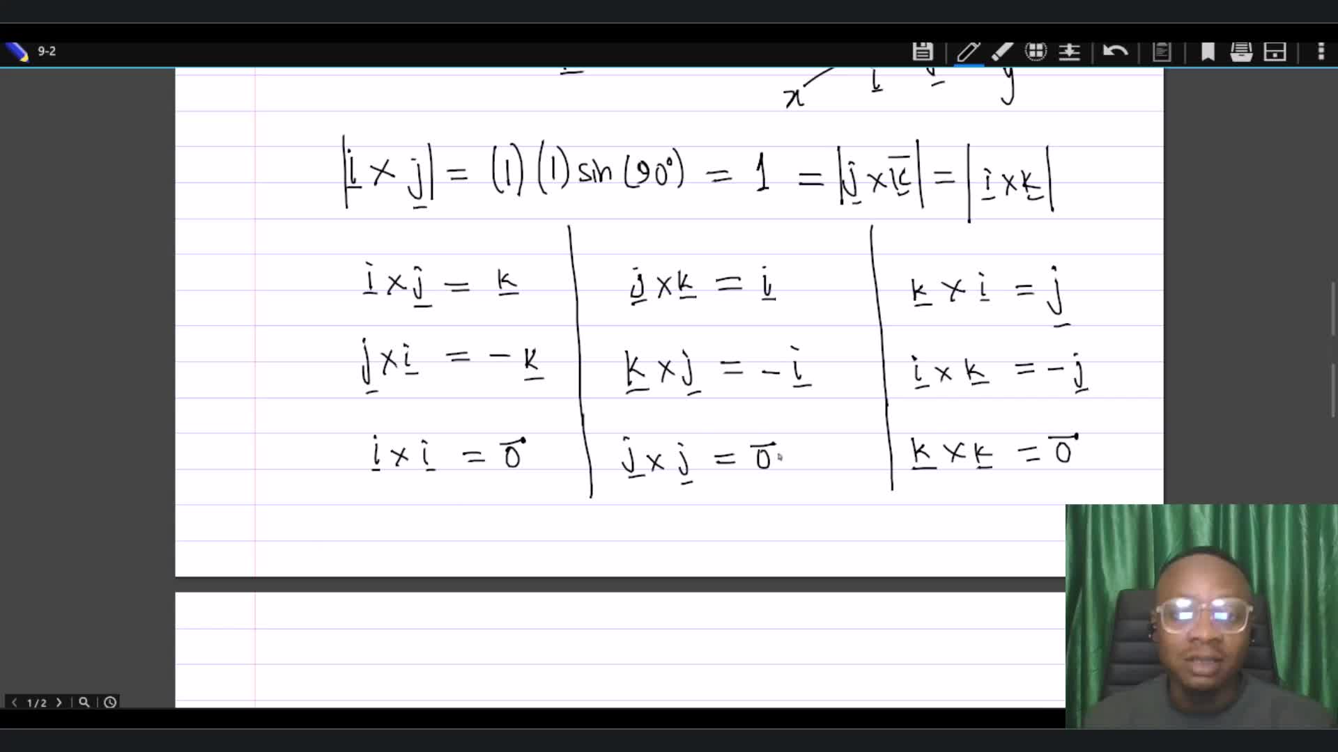 Parallel vectors - Vector Products | Scalar, Vector and Triple Products ...