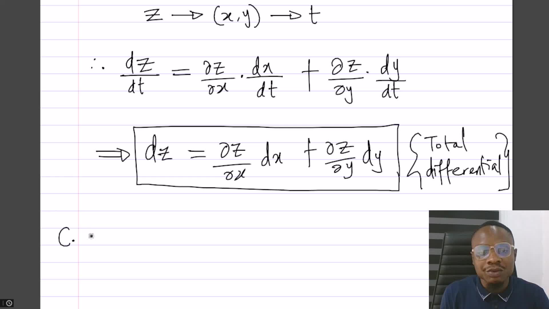 Chain rule - Composite Functions | Partial Differentiation and Its ...