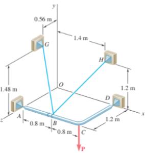 Problem Diagram 1 for lesson 1nUVD46_FADP: Worked examples (11) - Components of a Force in Space |…