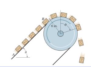 Problem Diagram 1 for lesson zO6qd0u1a-Ng: Worked examples (10) - Curvilinear Motion (2) | Kinetics…