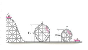 Problem Diagram 1 for lesson msg6ywTuNPG-: Worked examples (7) - Conservation of Energy | Kinetics…